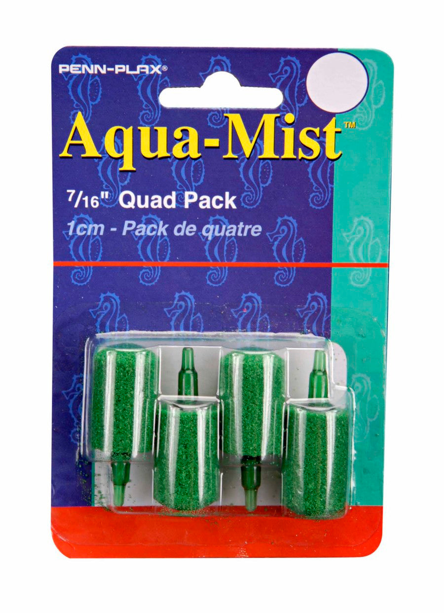 Penn-Plax Aqua-Mist Air Stone Cylinder Green 0,44 in 4 Pack