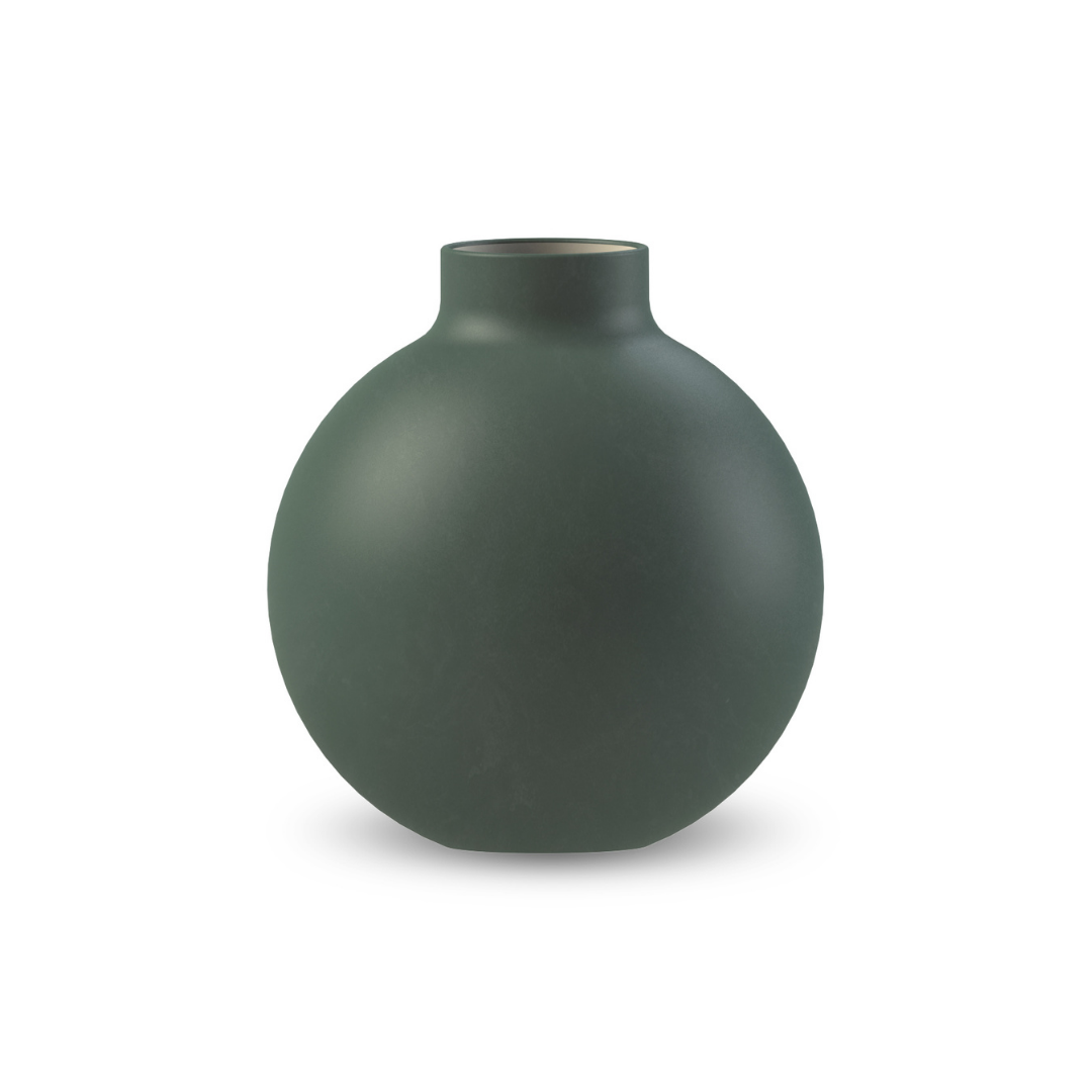 Collar Vase Vase Dark Green 12cm