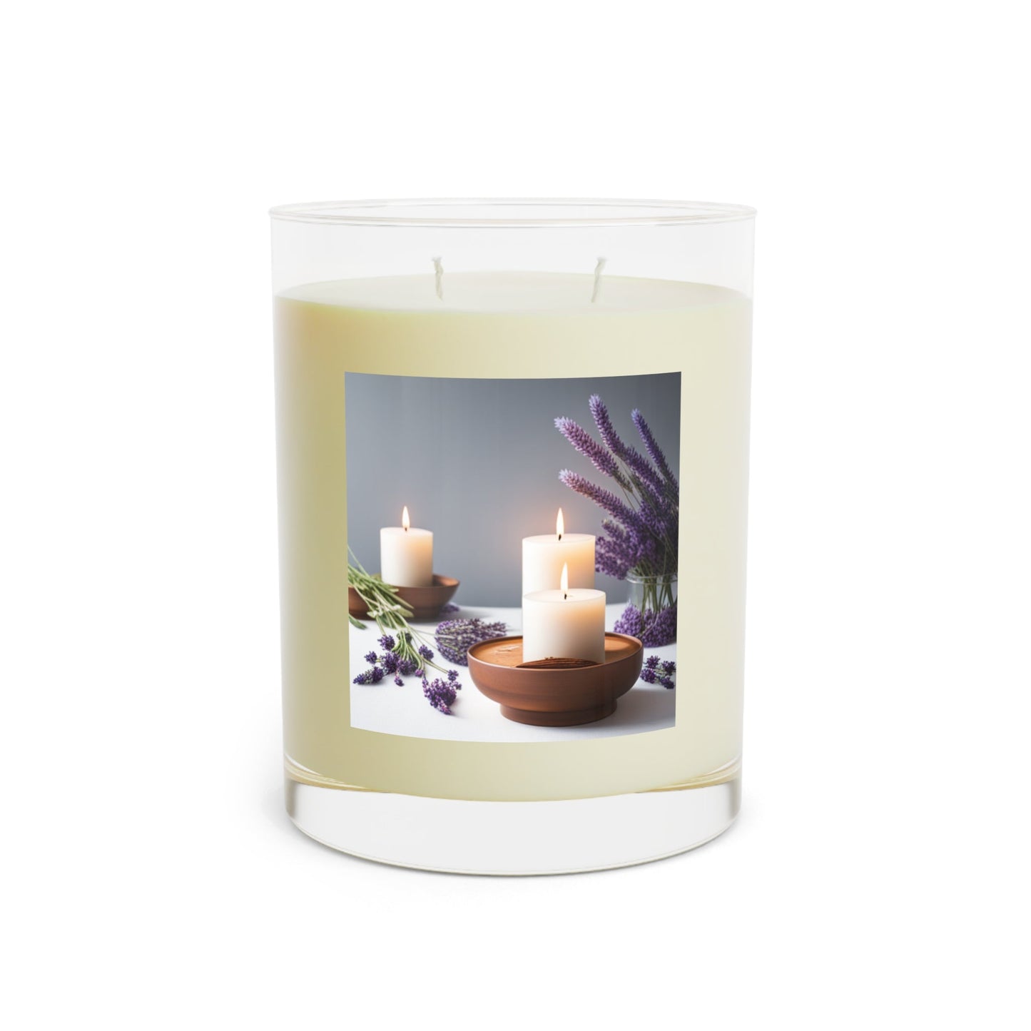 Minted Lavender & Sage Candle - Full Glass, 11oz