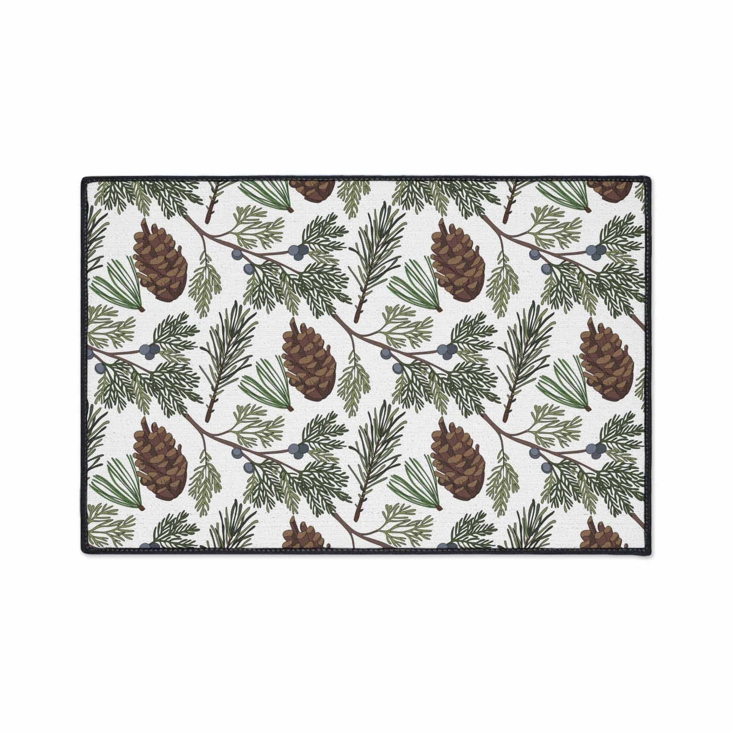 Pinecone Forest Non-Slip Rug