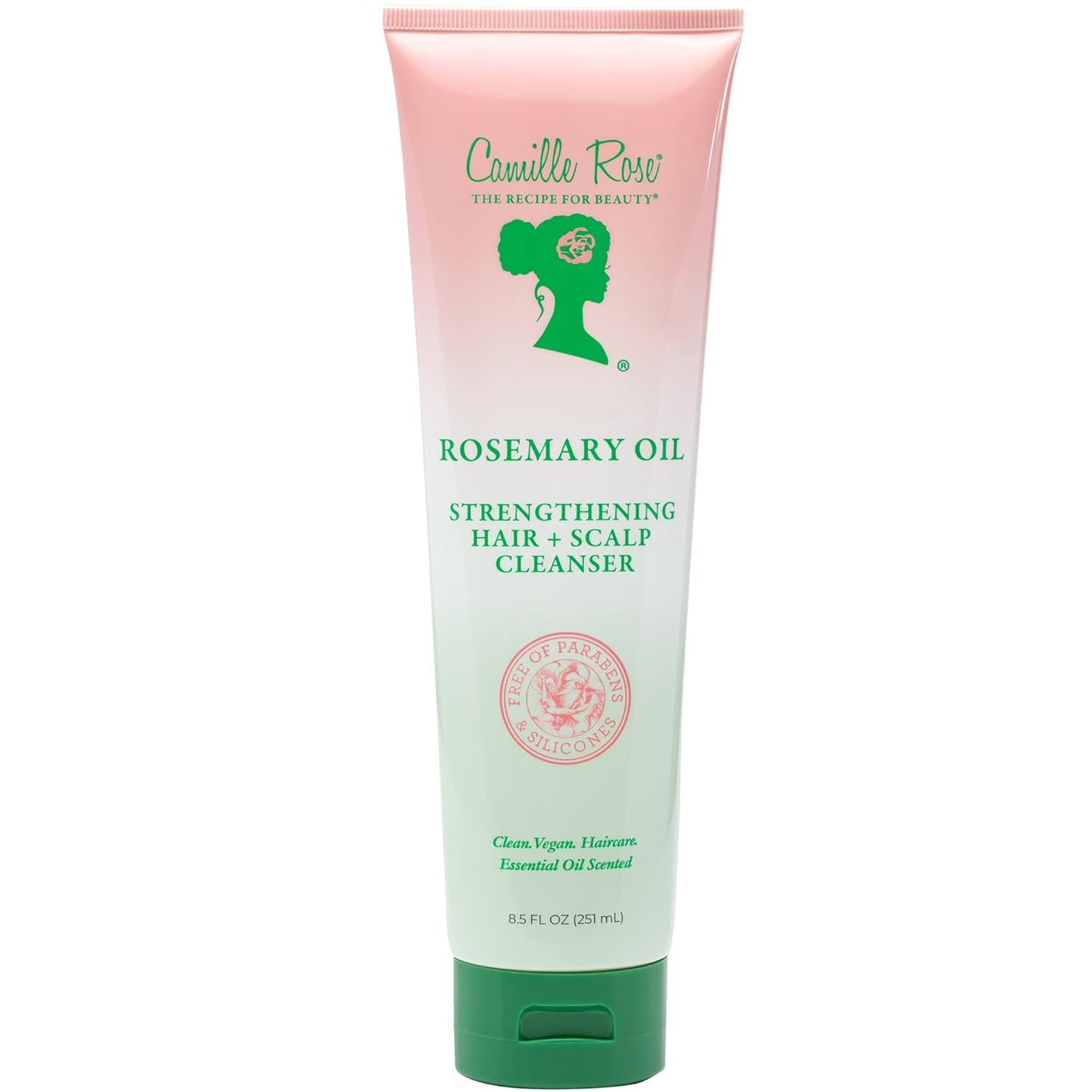 Camille Rose - Rosemary Oil Strengthening Hair + Scalp Cleanser - 251ml