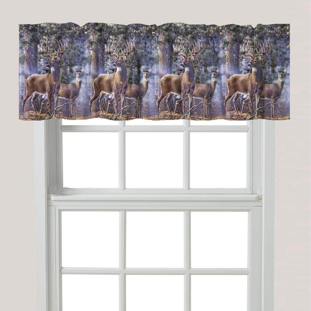 Deer Wisdom Window Valance