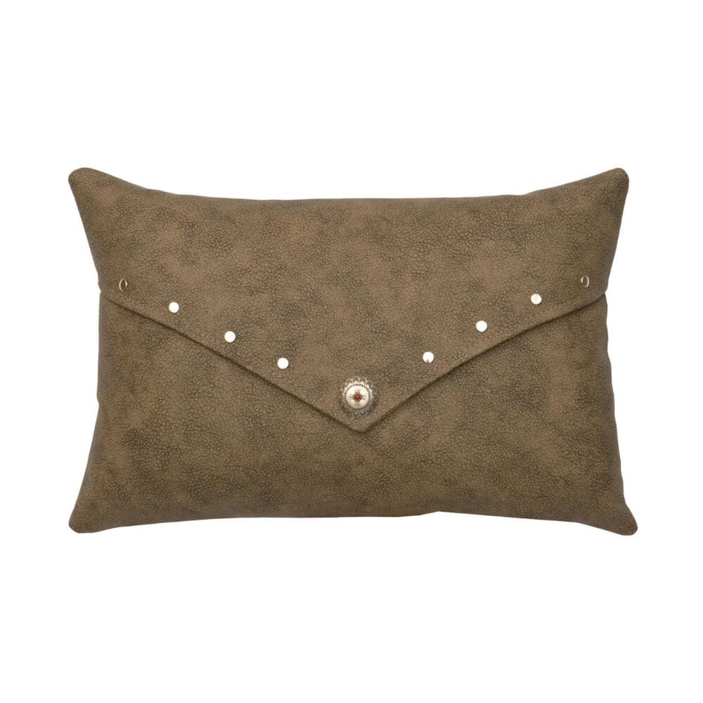 Desert Corral Faux Leather Pillow