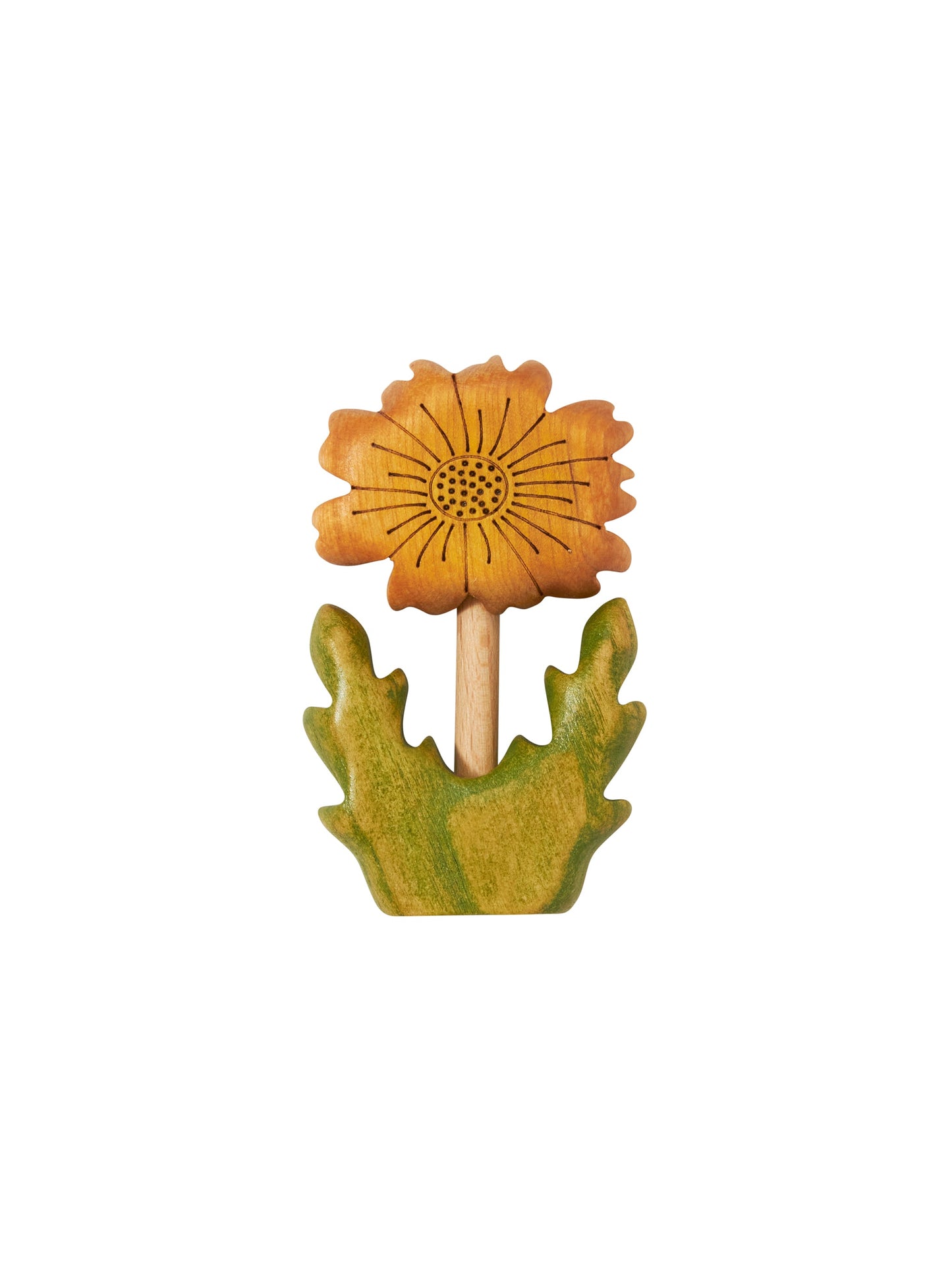 Hand Carved Сalendula Flower