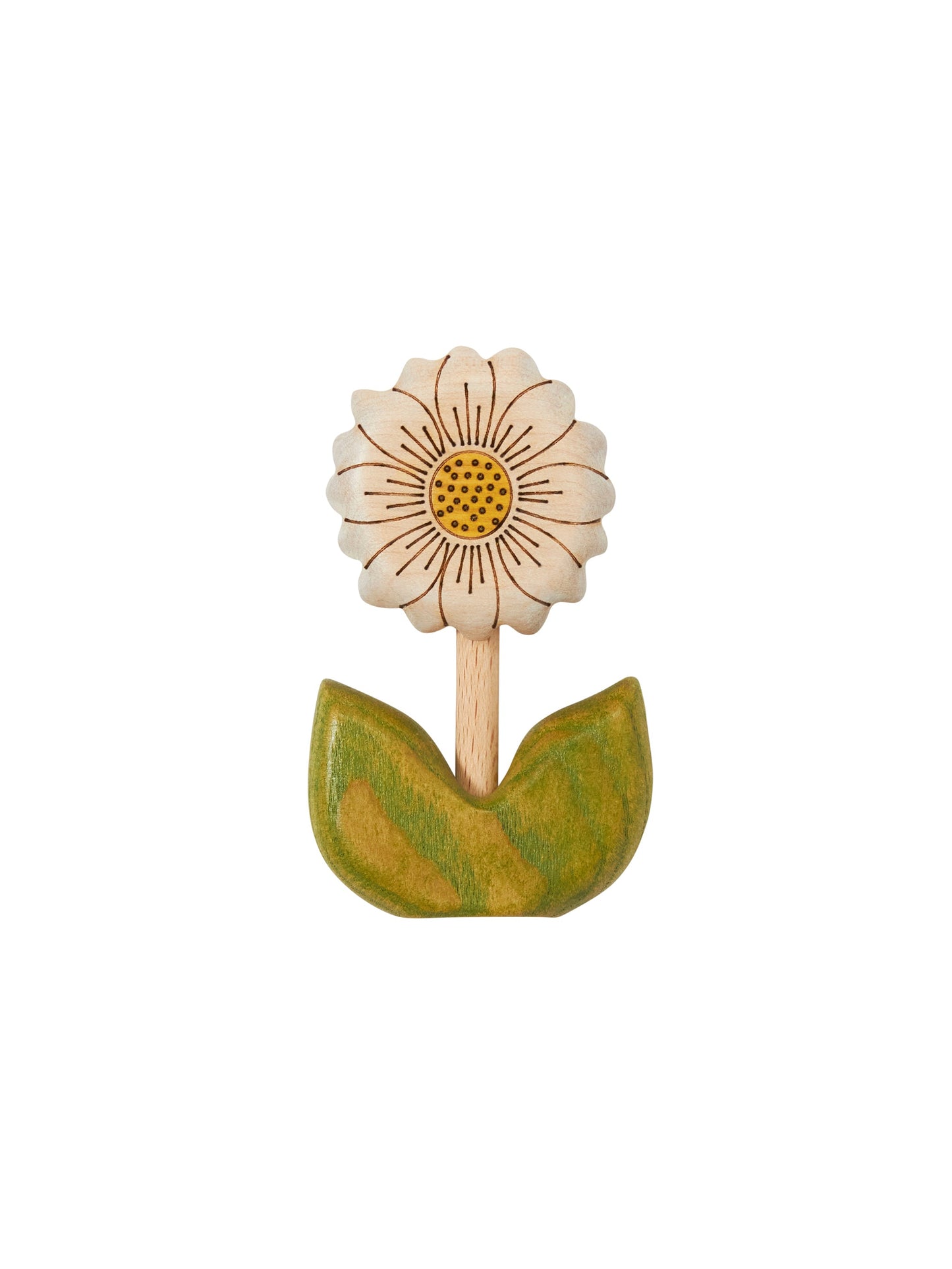 Hand Carved Daisy Flower