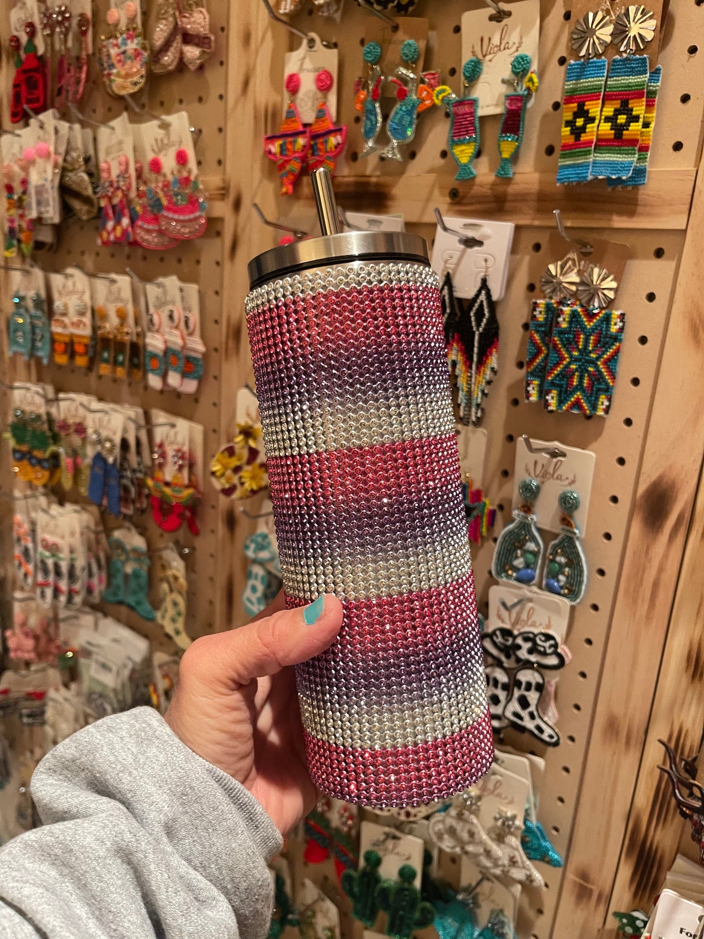 30oz Stainless steel Rhinestone Tumbler