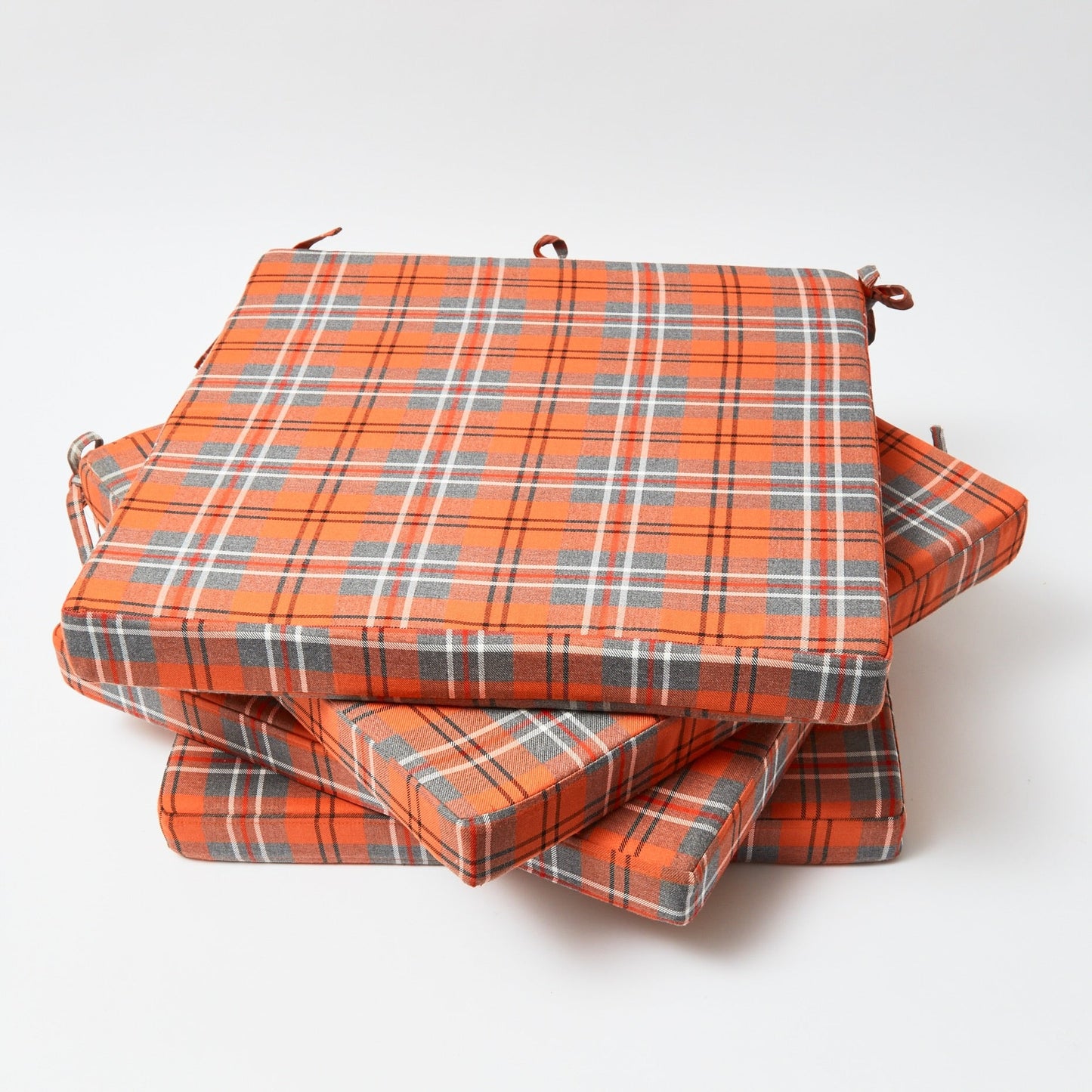 Fife Tartan Seat Pad Cushion (Set of 4)