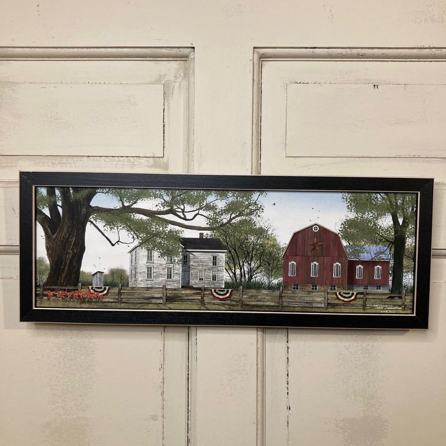 Sweet Summertime Framed Print - 18x6"