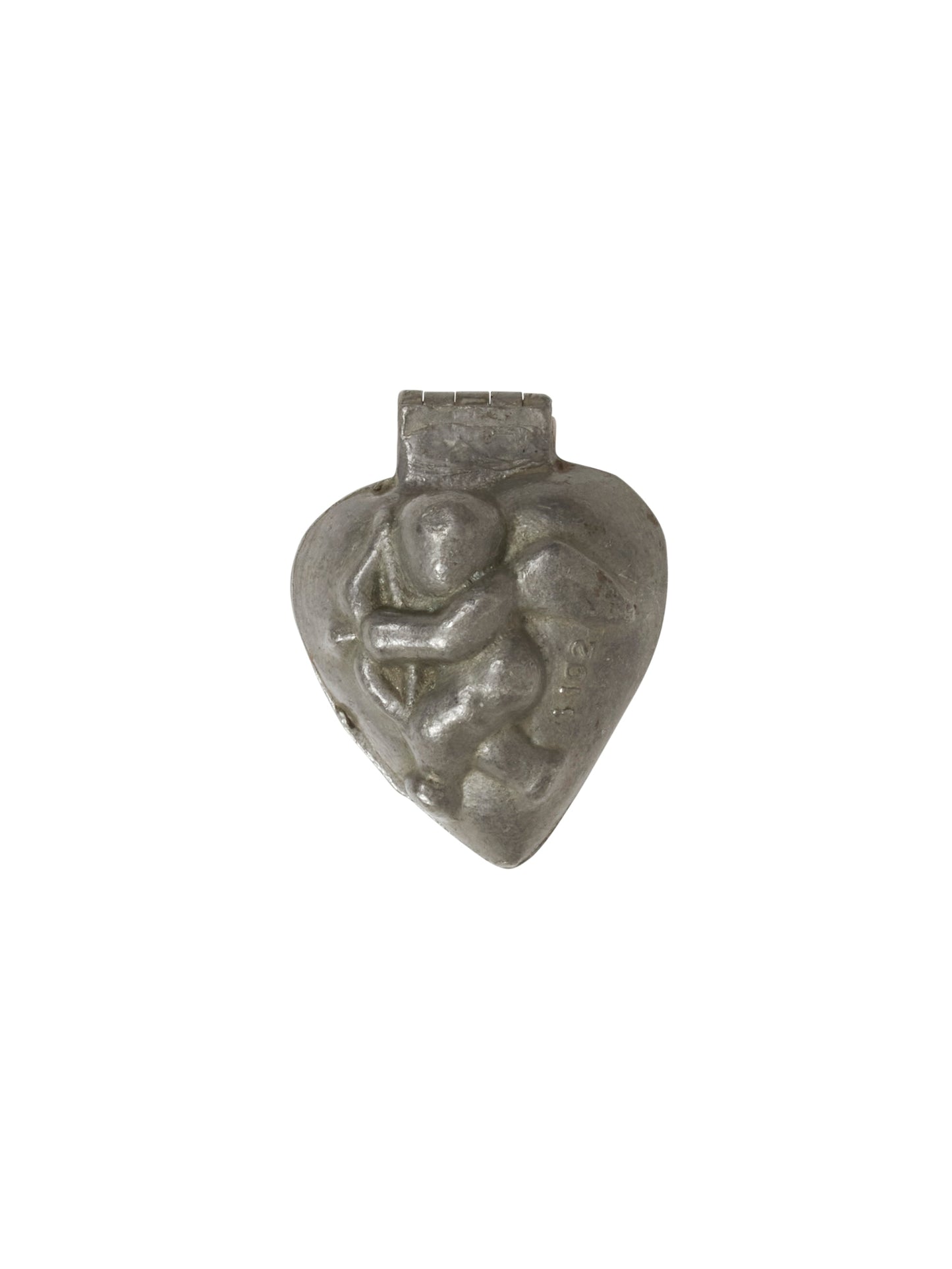 Vintage 1920s Cupid & Heart Chocolate Mold