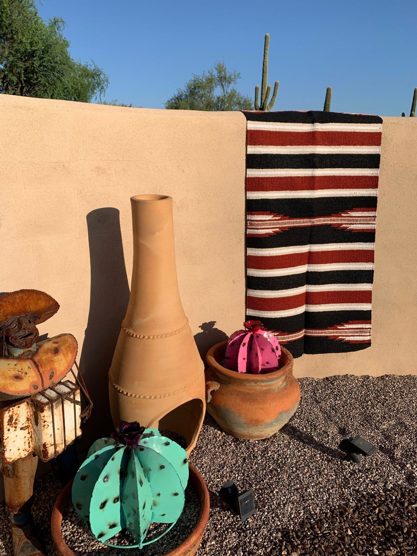 Burgundy/black El saddle blanket XL rug 60”-30”