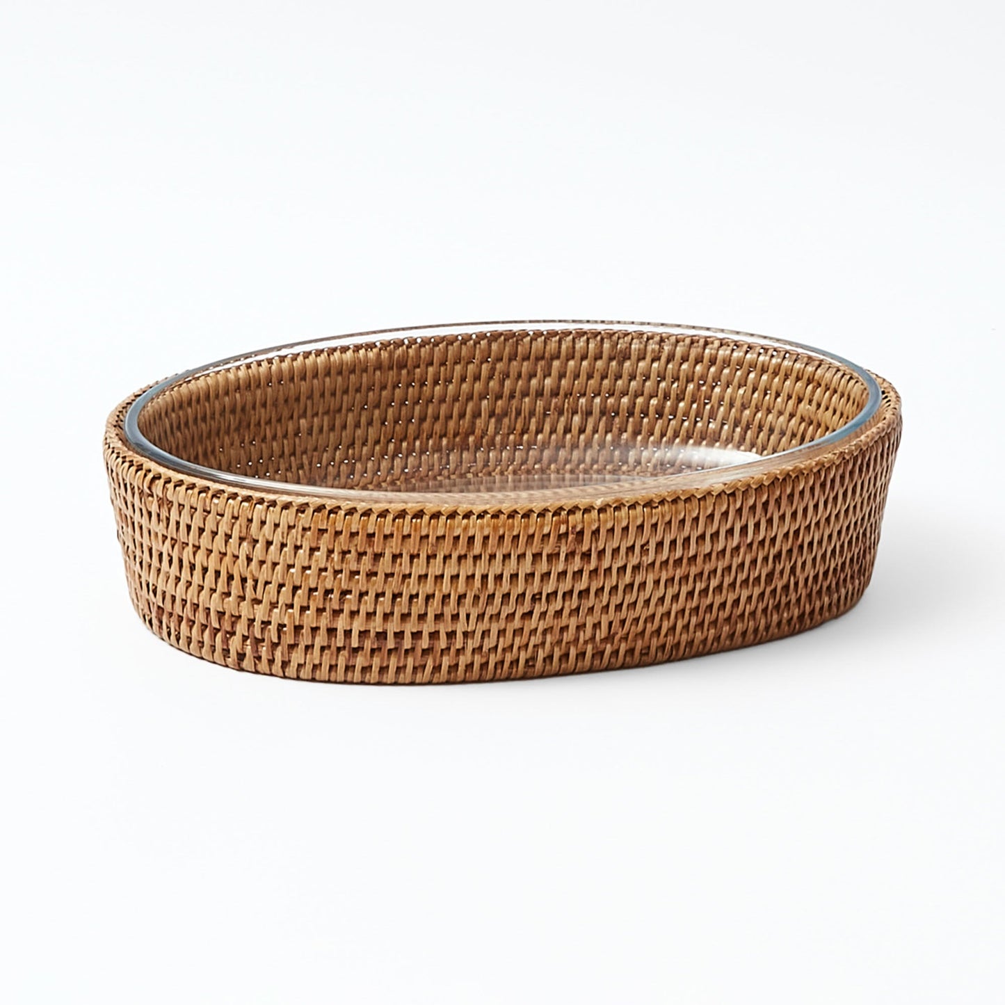 Rattan Casserole Dish