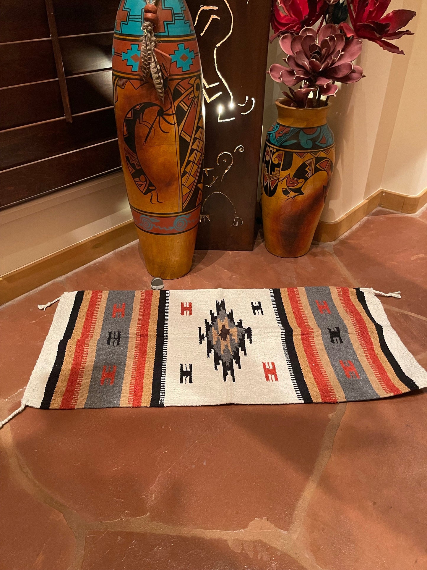 Southwest Azteca accent rug 40”-20”