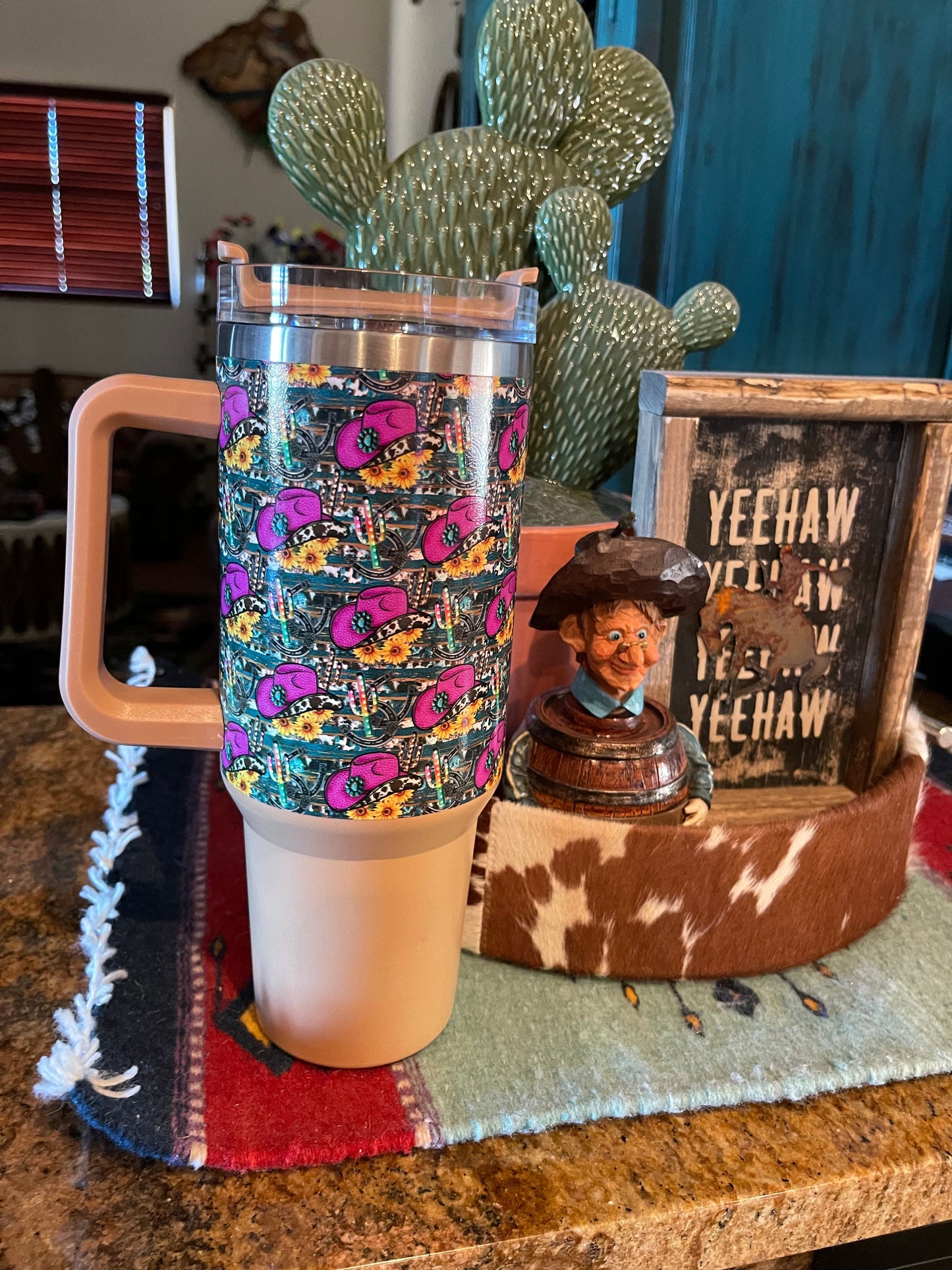 The Traveler mug COWGIRL HAT