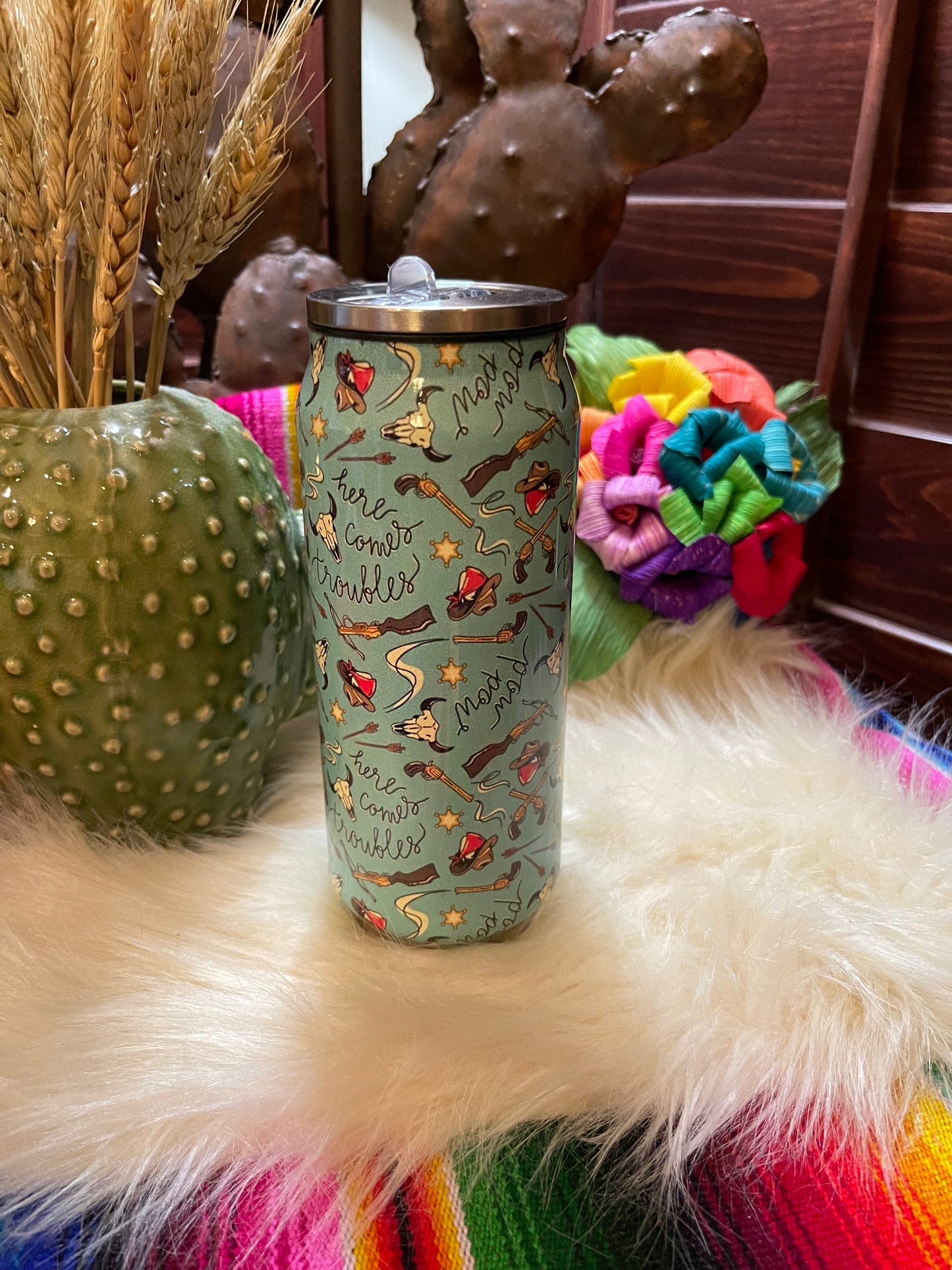 Western 16oz Stainless steel Tumbler