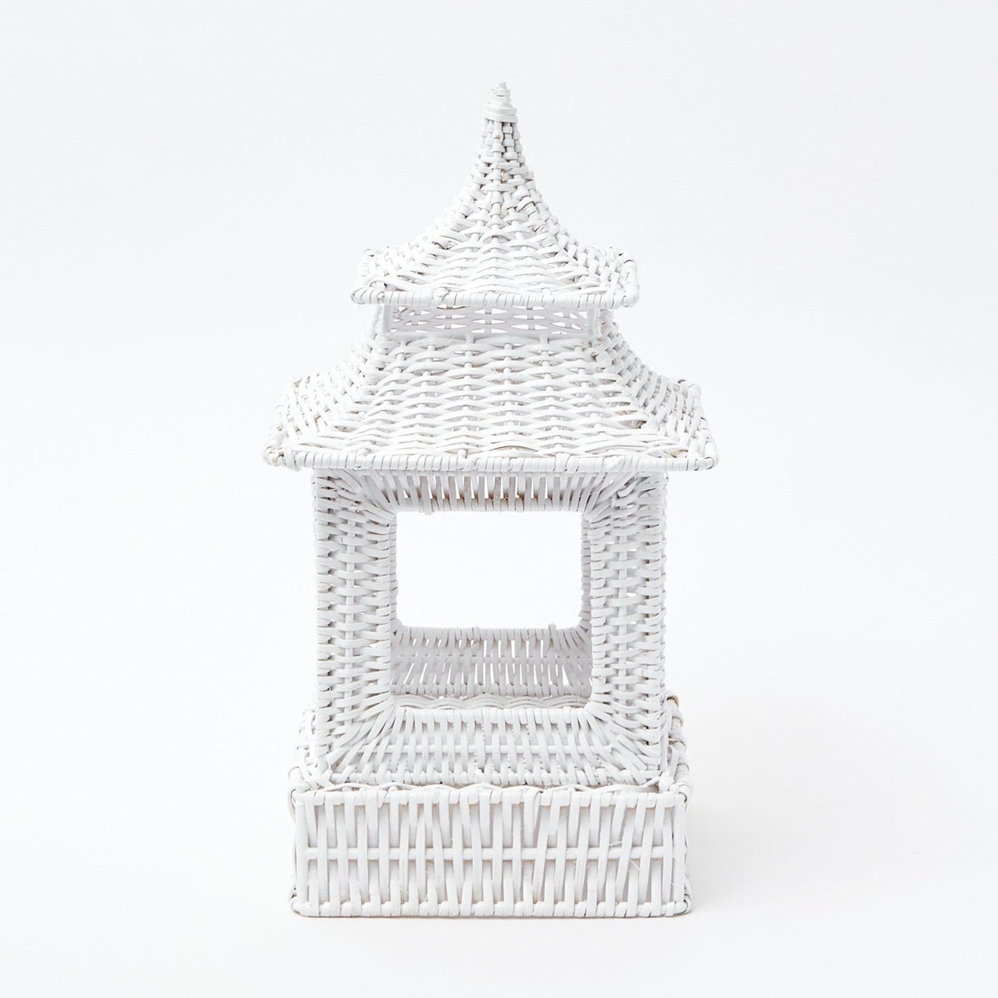 White Rattan Pagoda Lantern