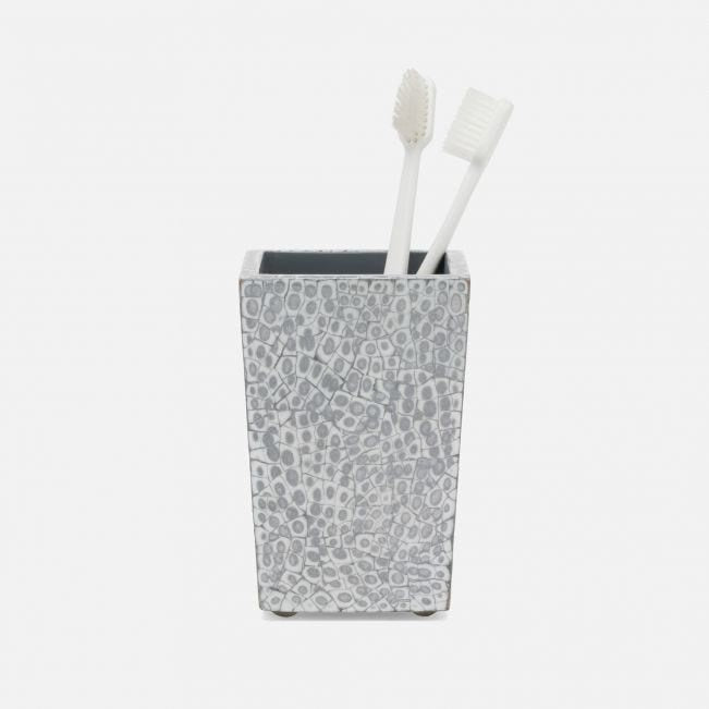 Callas Silver/White Brush Holder