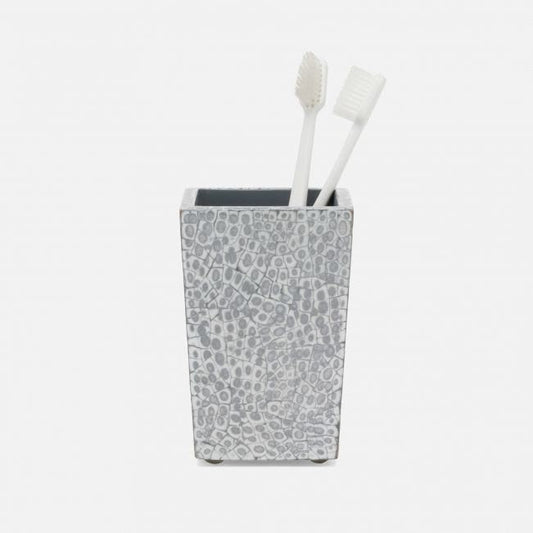 Callas Silver/White Brush Holder