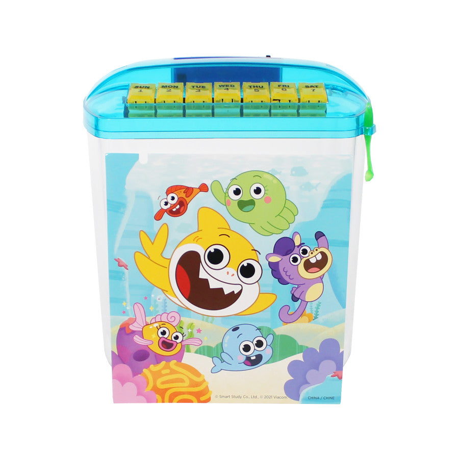 Penn-Plax Baby Shark Rite-Bite Educational Betta Tank 1ea-1,13 gal