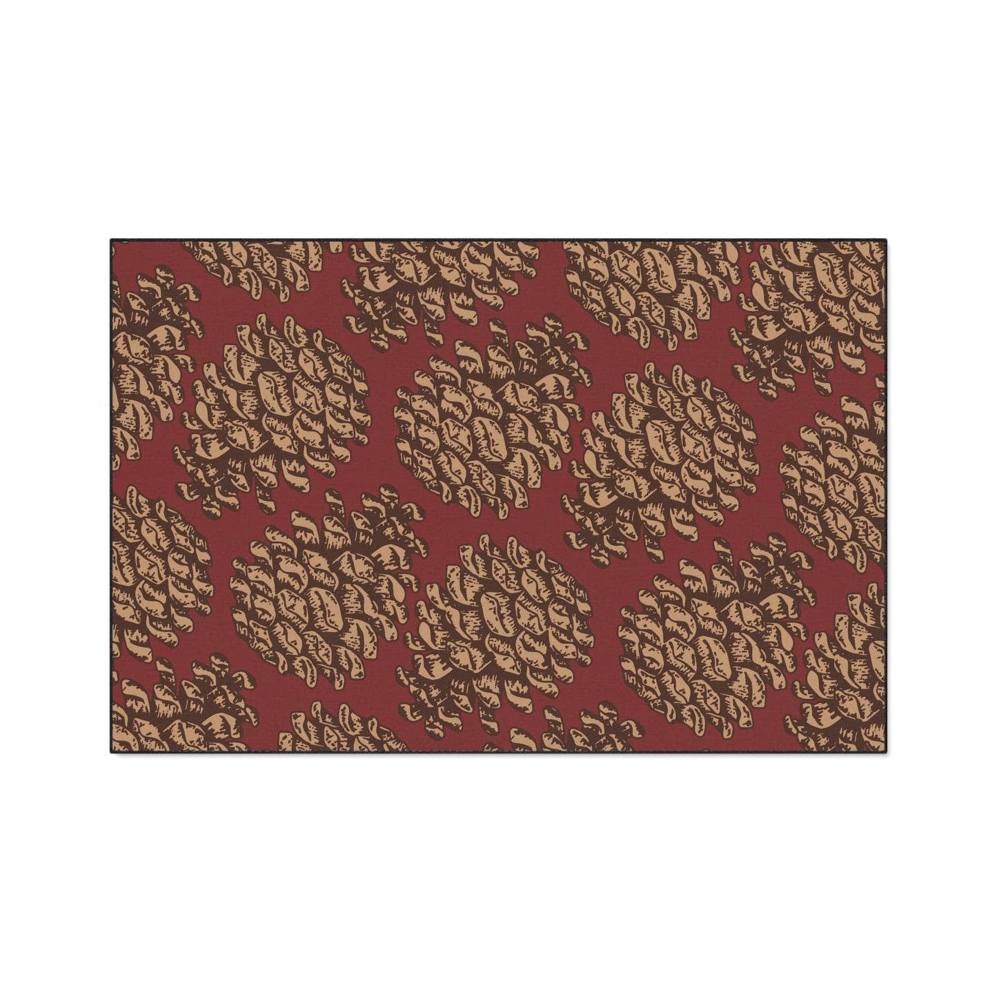 Autumn Pinecone Non-Slip Rug