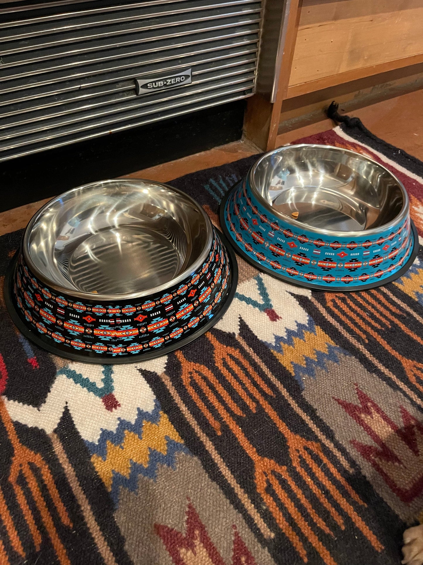 11” Large aztec Pet BOWL