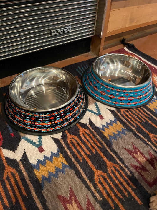 11” Large aztec Pet BOWL