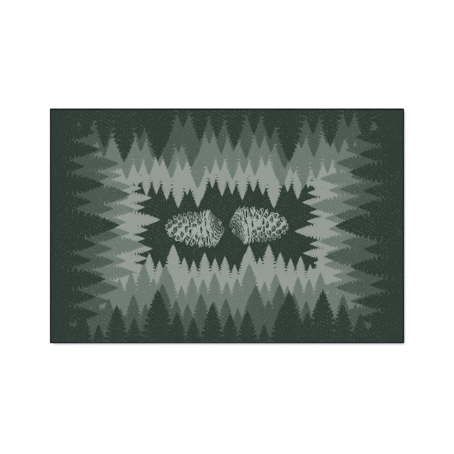 Green Pine Non-Slip Rug