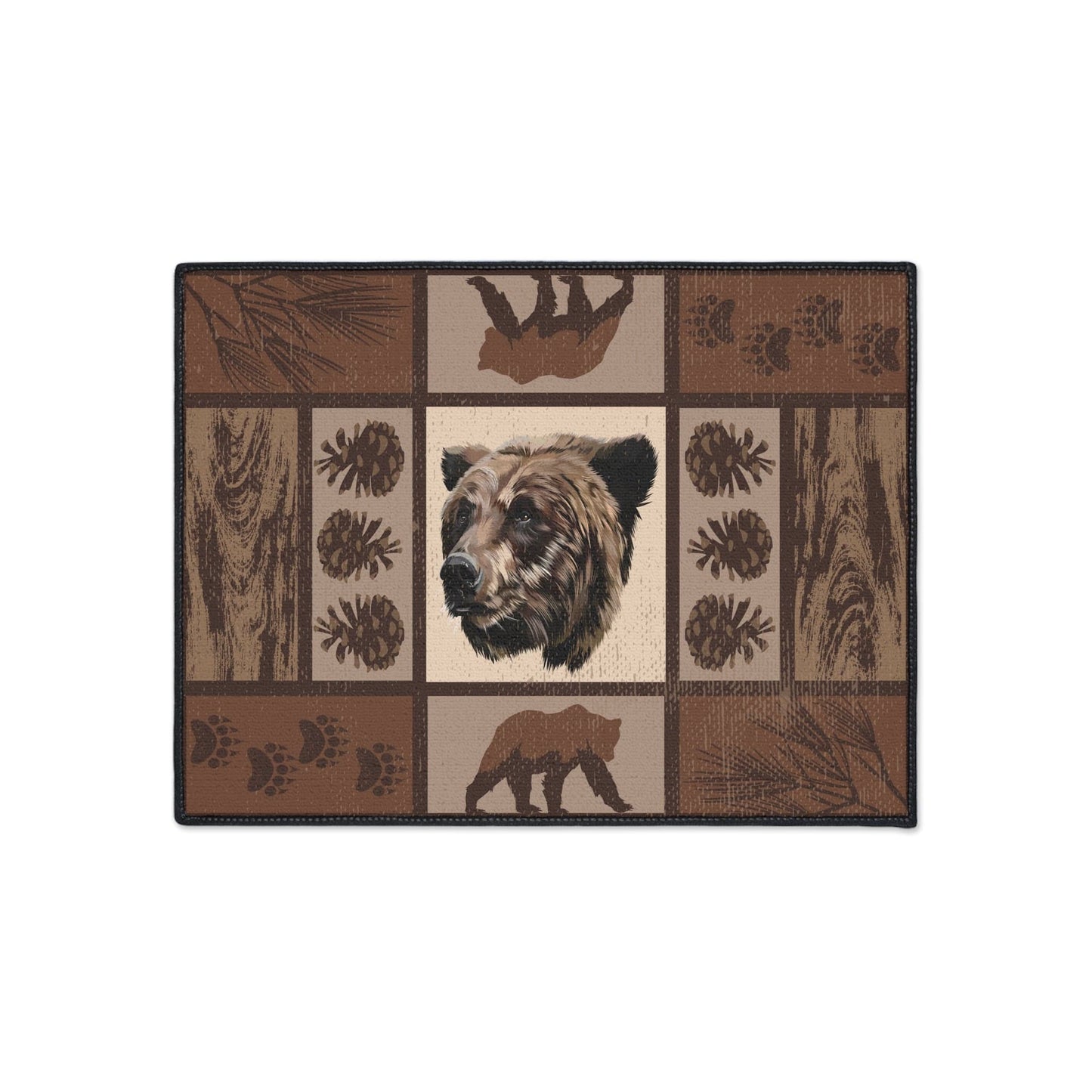 Grizzly Forest Non-Slip Rug