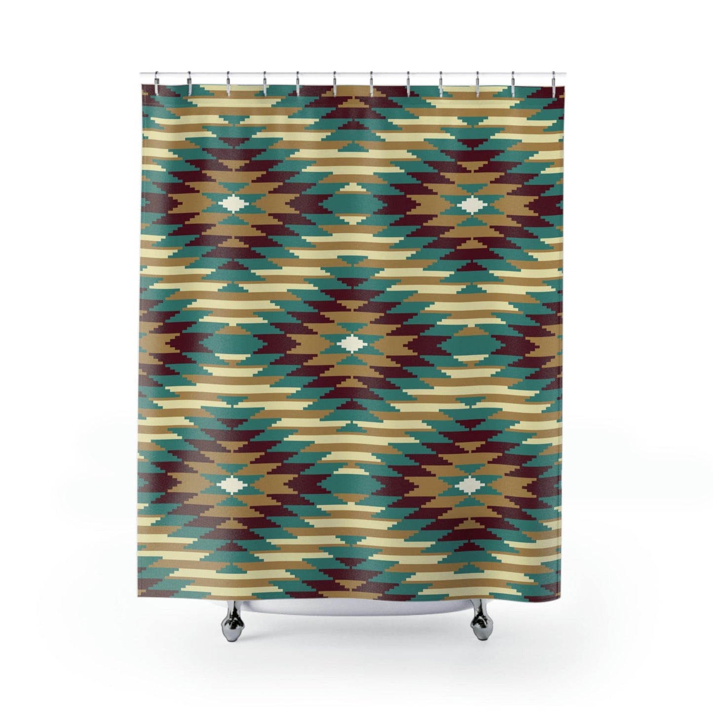 Santa Fe Express Shower Curtain