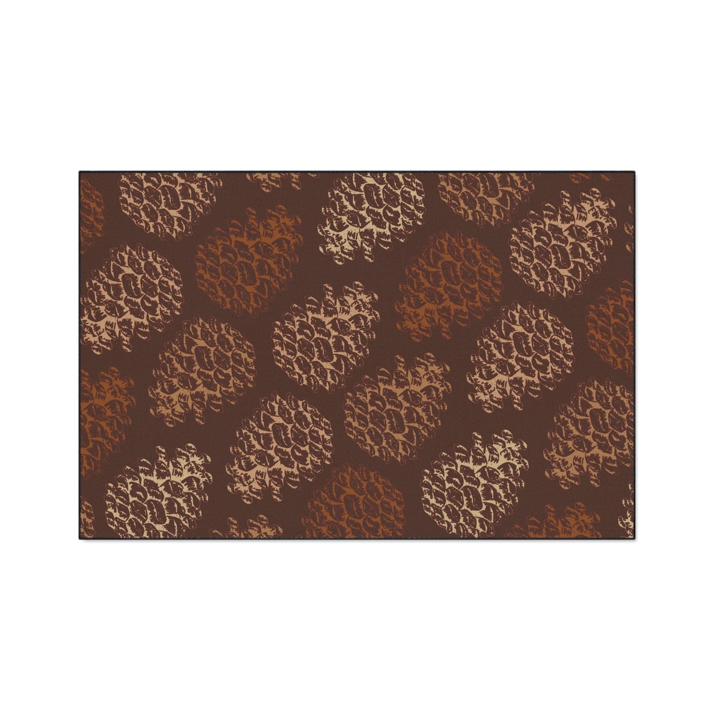 Retro Pinecone Non-Slip Rug