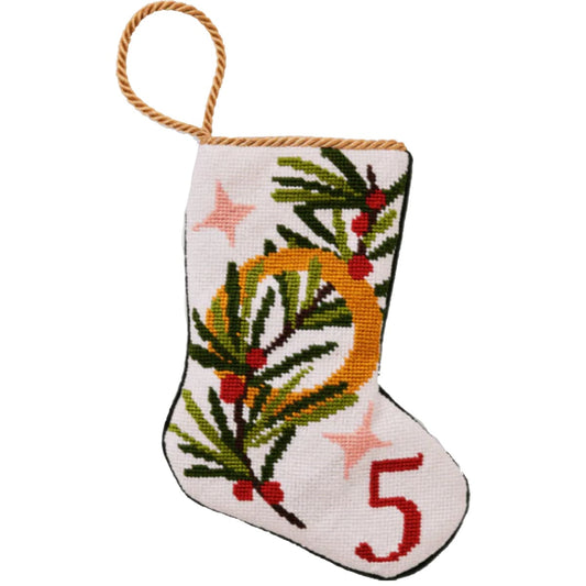 12 Days - 5 Golden Rings Bauble Stocking