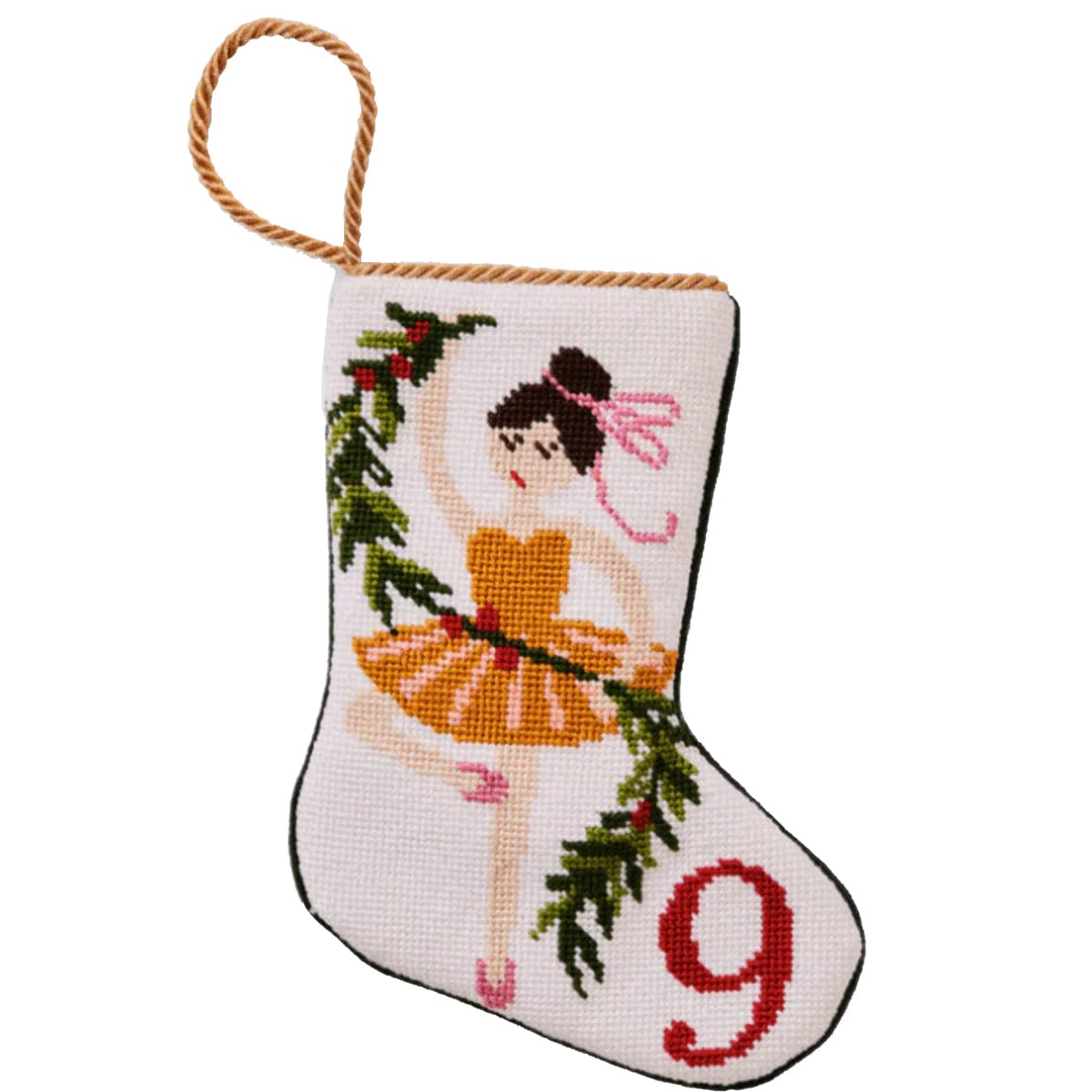 12 Days - 9 Ladies Dancing Bauble Stocking
