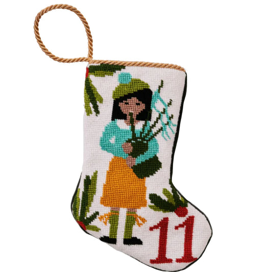 12 Days - 11 Pipers Piping Bauble Stocking