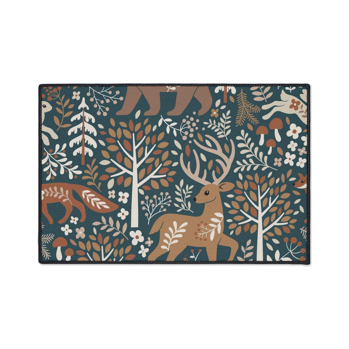 Winter Walk Non-Slip Rug