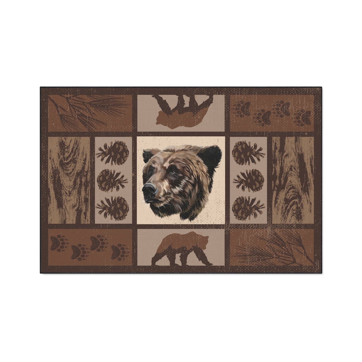 Grizzly Forest Non-Slip Rug