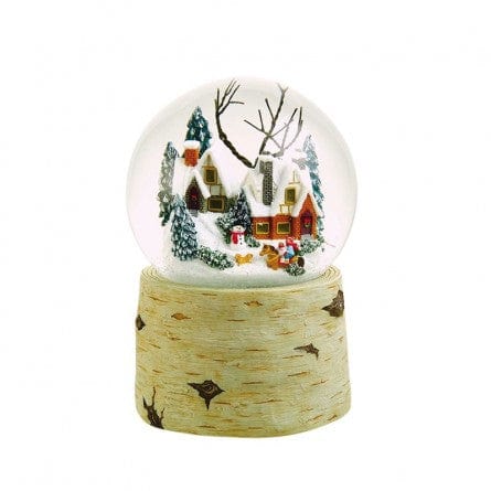 Snow Globe - Children Riding - 1 each