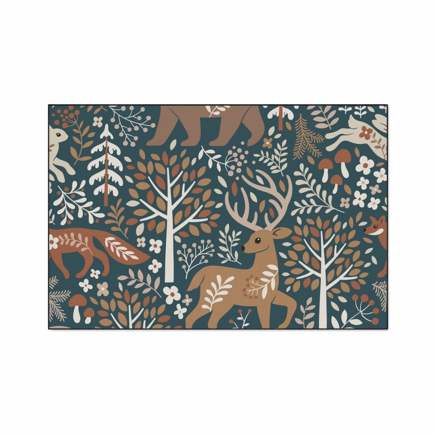 Winter Walk Non-Slip Rug