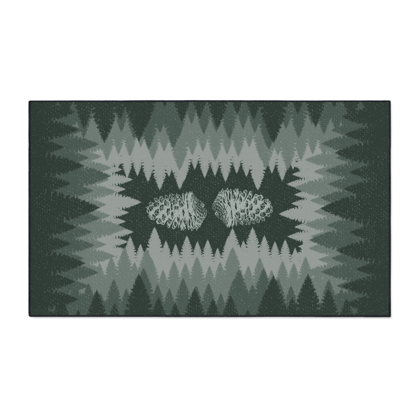 Green Pine Non-Slip Rug
