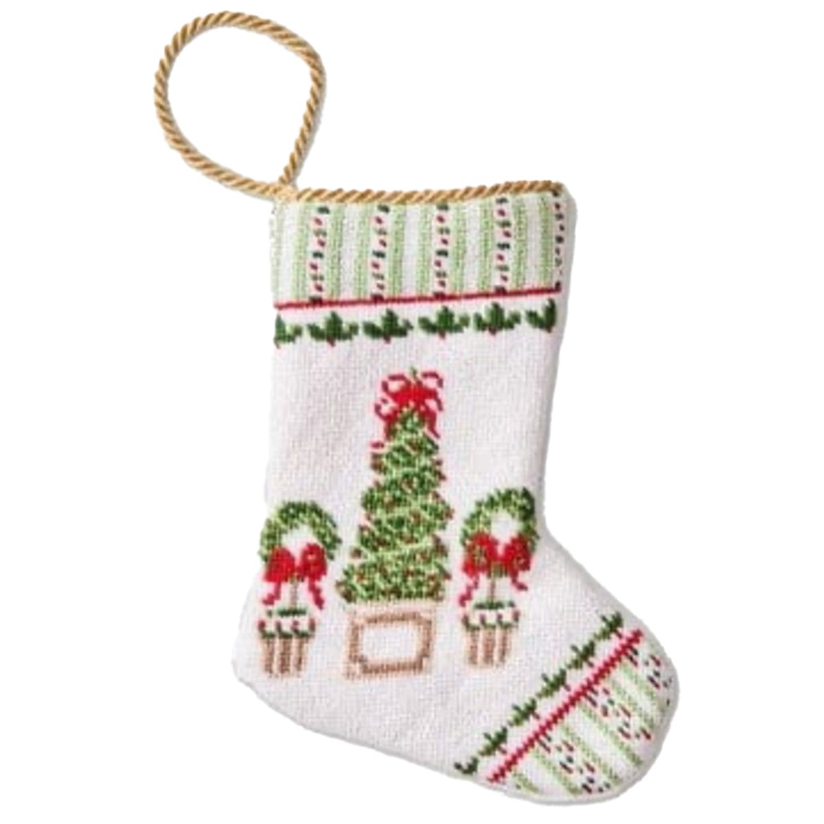 Boxwood Berries Bauble Stocking