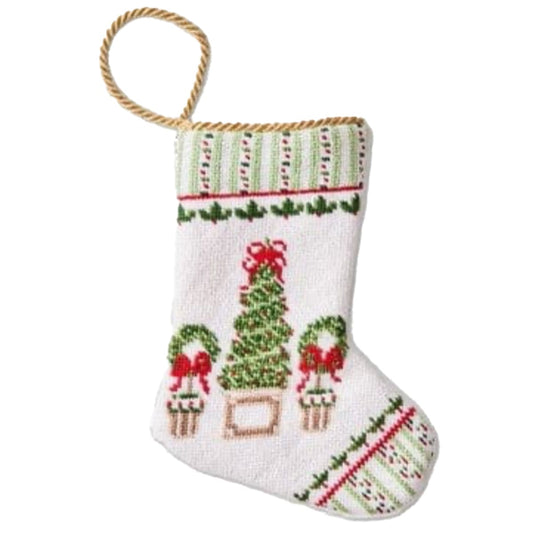 Boxwood Berries Bauble Stocking