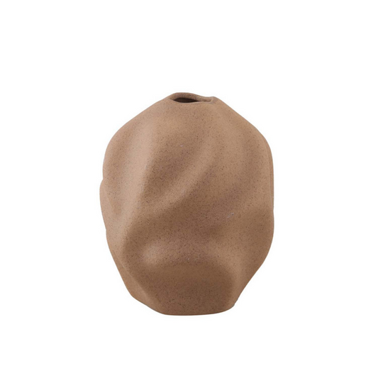 Drift Vase Walnut 17cm