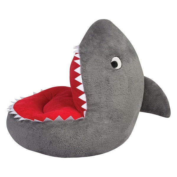 Shark Character Chair 21" x 19" x 19" Children's Plush Chair
