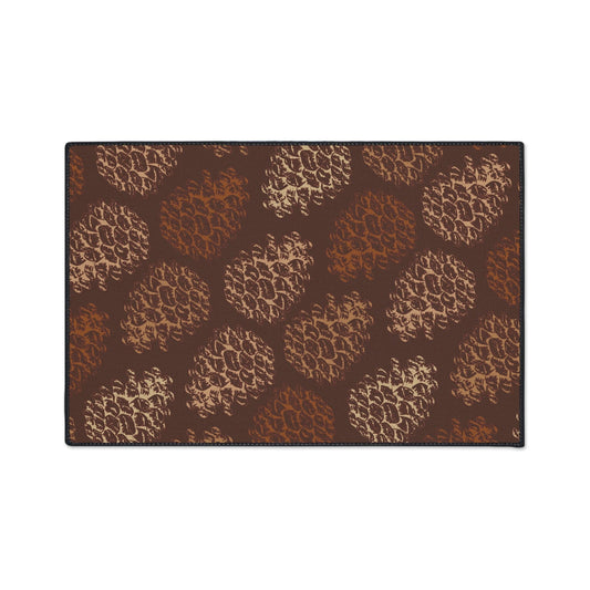 Retro Pinecone Non-Slip Rug