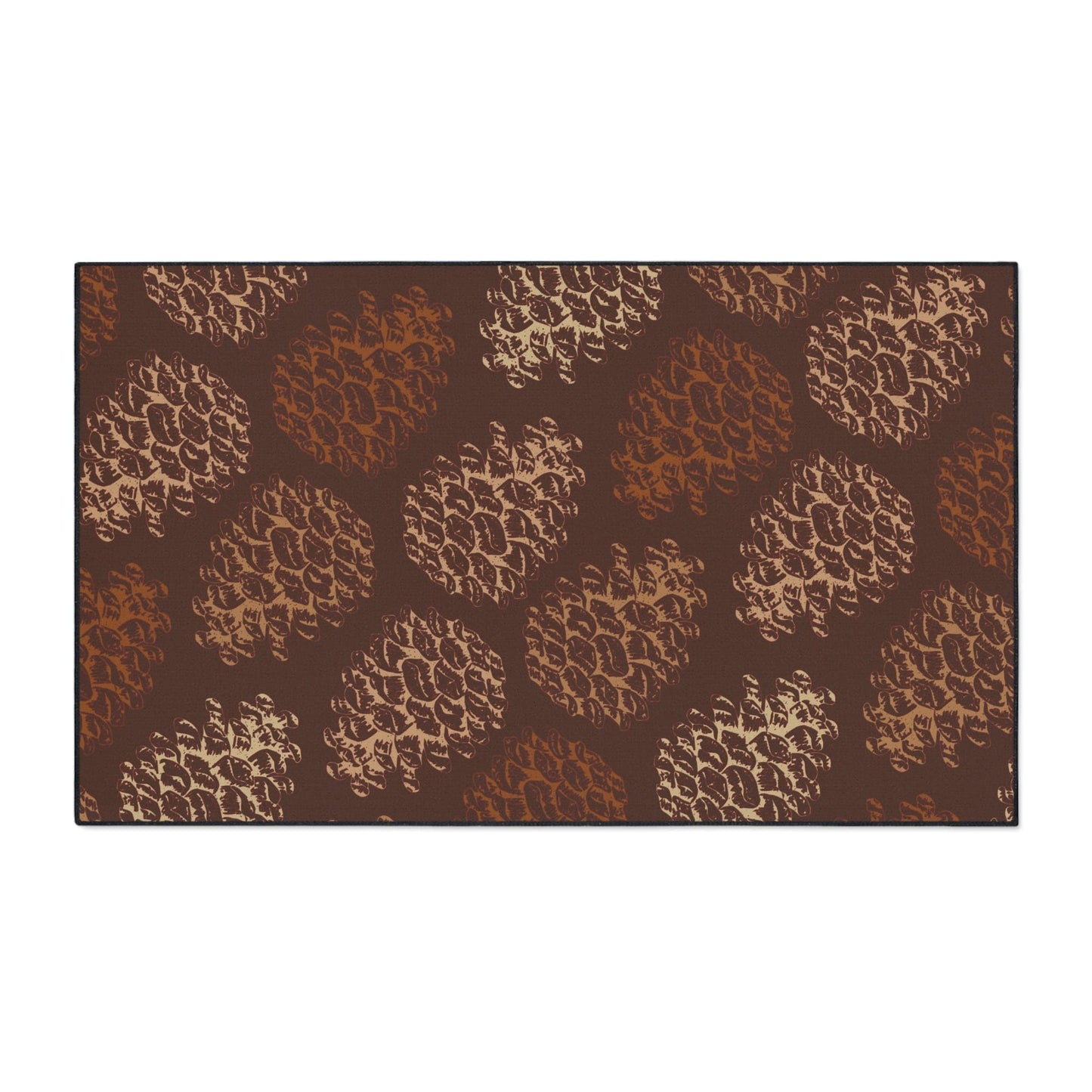 Retro Pinecone Non-Slip Rug