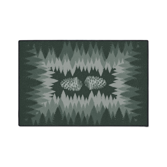 Green Pine Non-Slip Rug