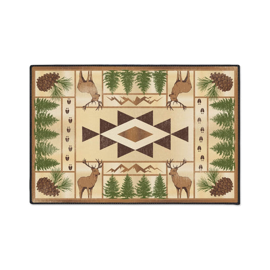 Deer Pine Non-Slip Rug