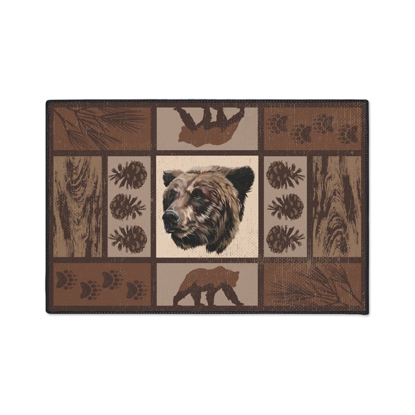 Grizzly Forest Non-Slip Rug