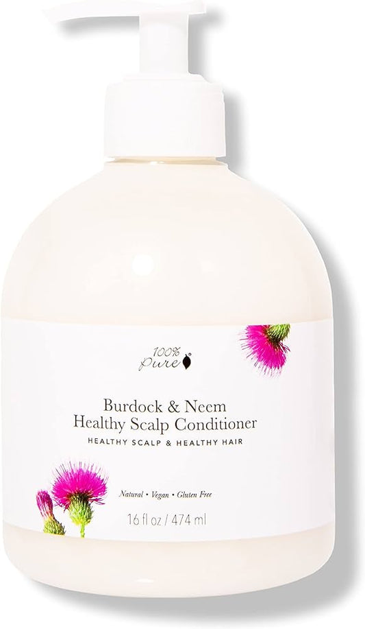 100% Pure - Burdock and Neem Healthy Scalp Conditioner (474ml)