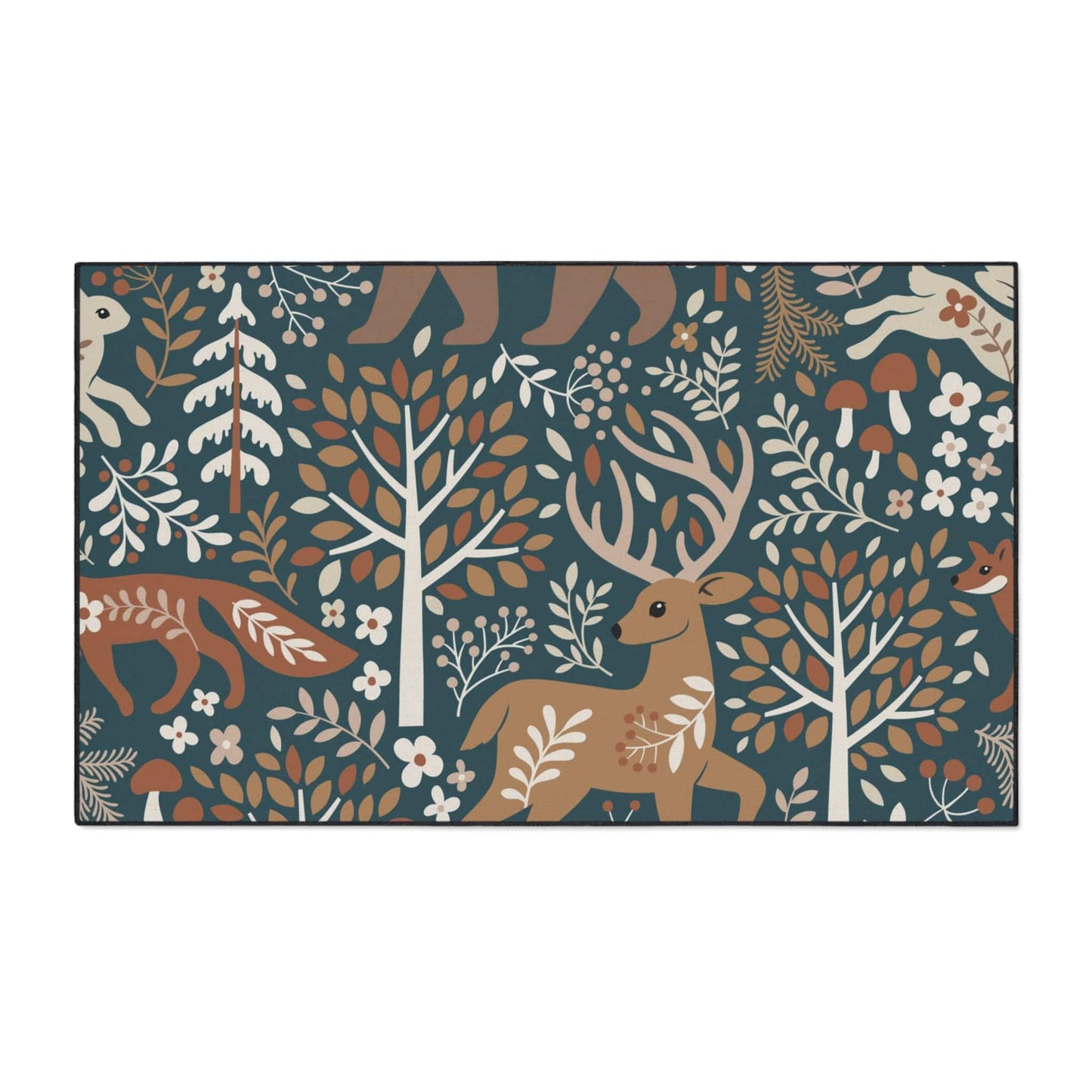 Winter Walk Non-Slip Rug