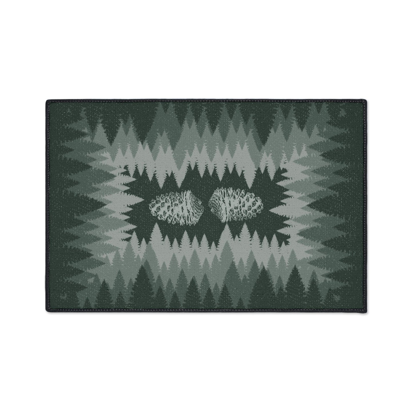 Green Pine Non-Slip Rug