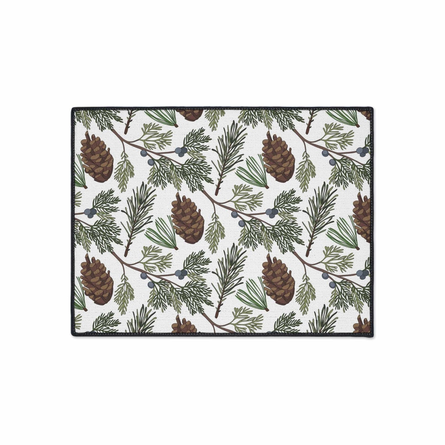 Pinecone Forest Non-Slip Rug